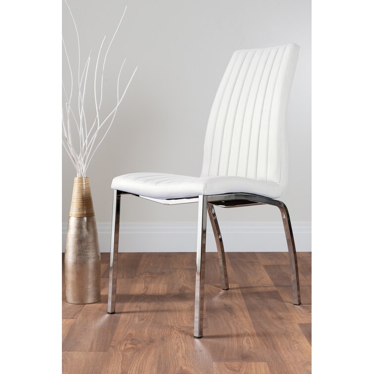 Chrome leg dining discount chairs